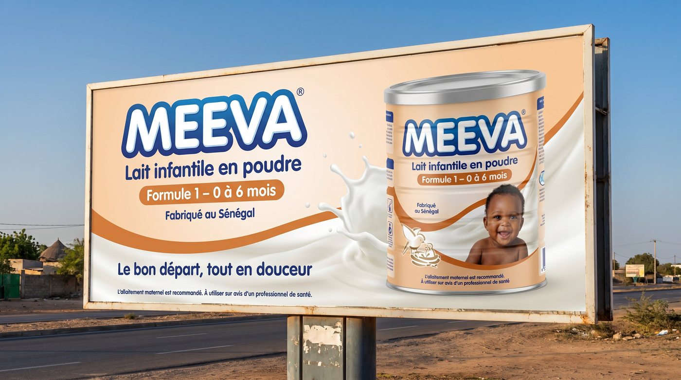 Publicité MEEVA panneau