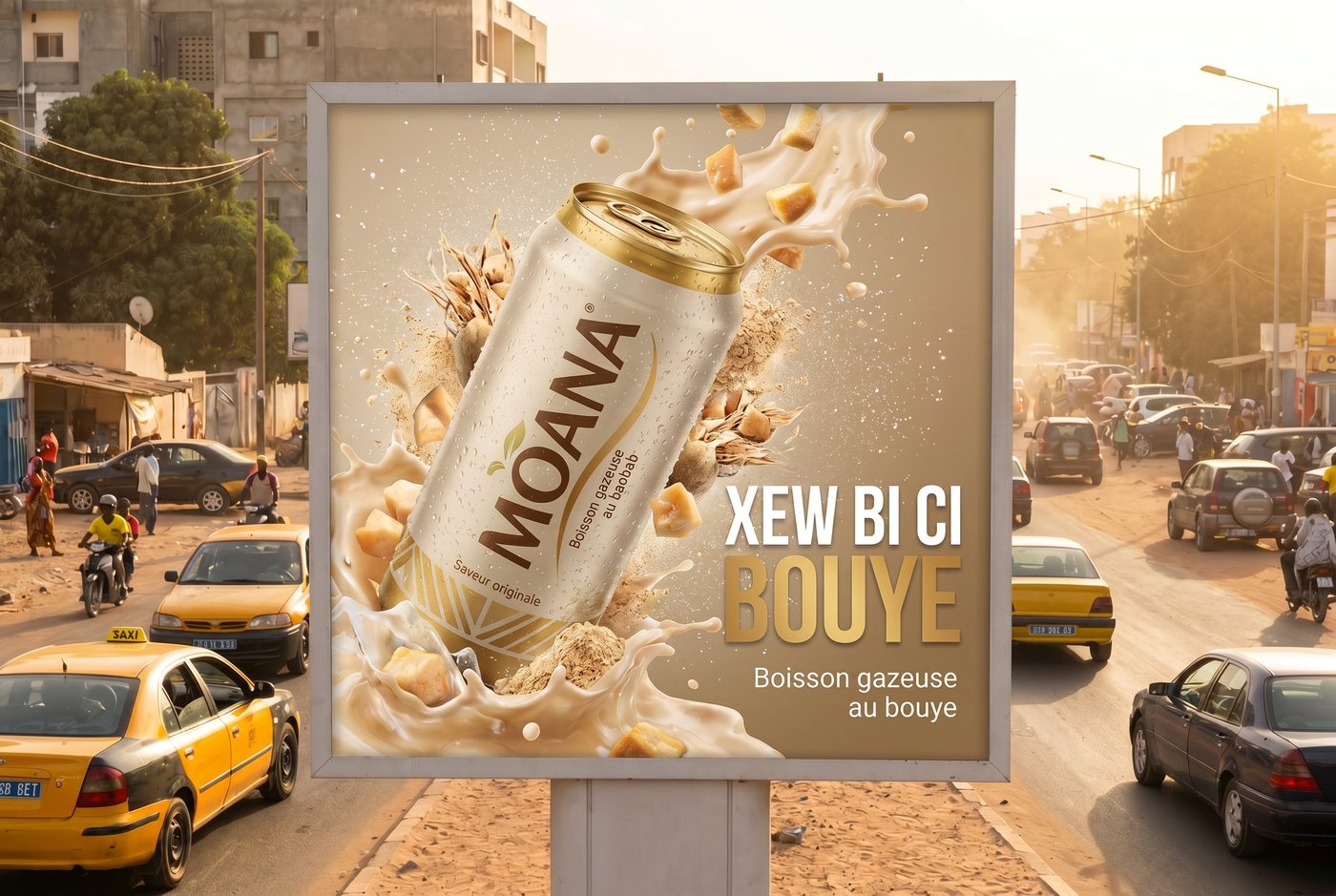 Publicité MOANA panneau