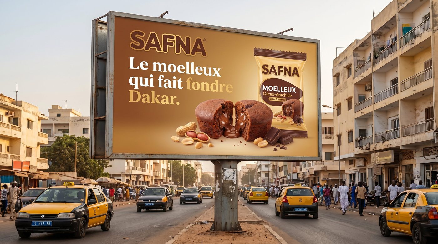 Publicité SAFNA panneau